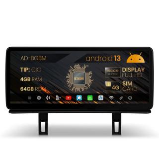 Navigatie BMW Seria 1 E87 (2006-2009), Varianta CIC, Android 13, BM-Octacore   4GB RAM + 64GB ROM, 12.3   Inch - AD-BGBM12004CI+AD-BGRKITBM005