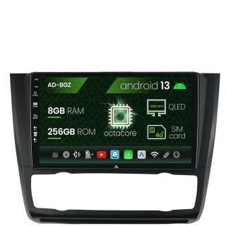 Navigatie BMW Seria 1 E87 (2007-2011), Clima Automata, Android 13, Z-Octacore   8GB RAM + 256GB ROM, 9 Inch - AD-BGZ9008+AD-BGRKIT399