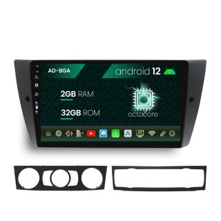 Navigatie BMW Seria 3 E90, E91, E92, Android 13, A-Octacore   2GB RAM + 32GB ROM, 9 Inch - AD-BGA9002+AD-BGRKIT391