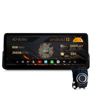 Navigatie BMW Seria 3 E90, E91, E92, Android 13, BM-Octacore   8GB RAM + 256GB ROM, 12,3   Inch - AD-BGBM12008+AD-BGRKITBM006