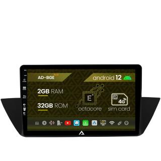 Navigatie BMW X1 (2009-2015), Android 12, E-Octacore   2GB RAM + 32GB ROM, 10.1 Inch - AD-BGE10002+AD-BGRKIT394