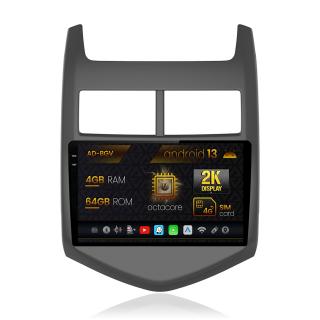 Navigatie Chevrolet Aveo 2 (2010-2015), Android 13, V-Octacore   4GB RAM + 64GB ROM, 9.5 Inch - AD-BGV9004+AD-BGRKIT239