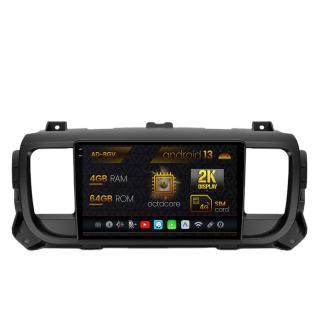 Navigatie Citroen Jumpy (2017+),  Android 13, V-Octacore   4GB RAM + 64GB ROM, 9.5 Inch - AD-BGV9004+AD-BGRKIT348