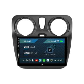 Navigatie Dacia Dokker   Lodgy, Android 12, P-Octacore   2GB RAM + 32GB ROM, 9 Inch - AD-BGP9002+AD-BGRKIT376V2