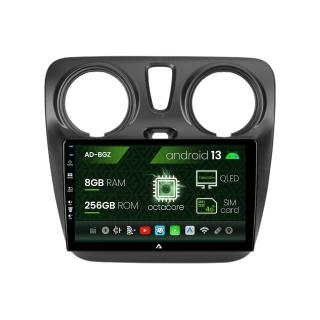 Navigatie Dacia Dokker   Lodgy, Android 13, Z-Octacore   8GB RAM + 256GB ROM, 9 Inch - AD-BGZ9008+AD-BGRKIT375V2