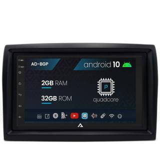 Navigatie Fiat Ducato, Android 10, P-Quadcore   2GB RAM + 32GB ROM, 7 Inch - AD-BGP1002+AD-BGRFI0262DIN