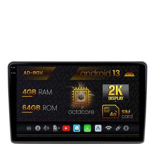 Navigatie Fiat Ducato, Citroen Jumper, Peugeot Boxer, Android 13, V-Octacore   4GB RAM + 64GB ROM, 9.5 Inch - AD-BGV9004+AD-BGRKIT355