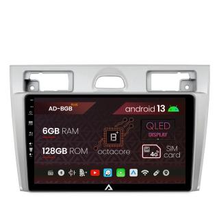 Navigatie Ford Fiesta (2002-2008), Android 13, B-Octacore   6GB RAM + 128GB ROM, 9 inch - AD-BGB9006+AD-BGRKIT143