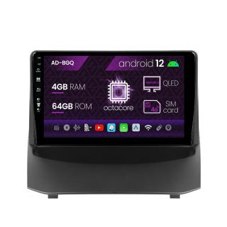 Navigatie Ford Fiesta (2009-2018), Android 12, Q-Octacore   4GB RAM + 64GB ROM, 9 Inch - AD-BGQ9004+AD-BGRKIT131