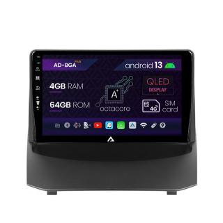 Navigatie Ford Fiesta (2009-2018), Android 13, A-Octacore   4GB RAM + 64GB ROM, 9 Inch - AD-BGA9004+AD-BGRKIT131