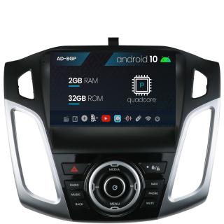 Navigatie Ford Focus 3 (2011-2019), Android 10, P-Quadcore   2GB RAM + 32GB ROM, 9 Inch - AD-BGP9002+AD-BGRKIT144