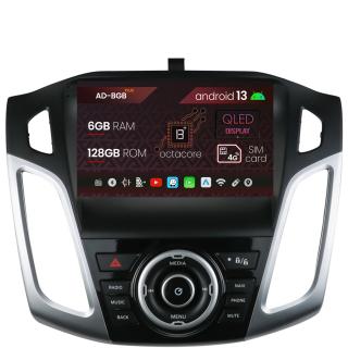 Navigatie Ford Focus 3 (2011-2019), Android 13, B-Octacore   6GB RAM + 128GB ROM, 9 Inch - AD-BGB9006+AD-BGRKIT144