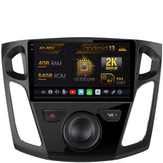 Navigatie Ford Focus 3 (2011-2019), Android 13, V-Octacore   4GB RAM + 64GB ROM, 9.5 Inch - AD-BGV9004+AD-BGRKIT115