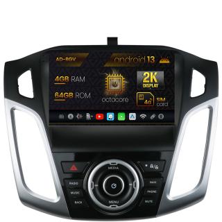 Navigatie Ford Focus 3 (2011-2019), Android 13, V-Octacore   4GB RAM + 64GB ROM, 9.5 Inch - AD-BGV9004+AD-BGRKIT144