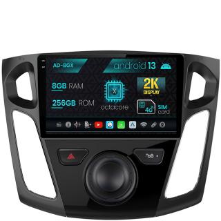 Navigatie Ford Focus 3 (2011-2019), Android 13, X-Octacore   8GB RAM + 256GB ROM, 9.5 Inch - AD-BGX9008+AD-BGRKIT115