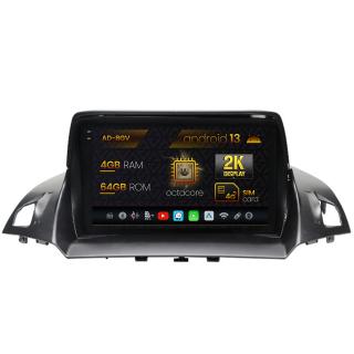 Navigatie Ford Kuga   C-Max (2013-2018), Android 13, V-Octacore   4GB RAM + 64GB ROM, 9.5 Inch - AD-BGV9004+AD-BGRKIT114