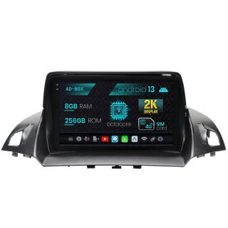 Navigatie Ford Kuga   C-Max (2013-2018), Android 13, X-Octacore   8GB RAM + 256GB ROM, 9.5 Inch - AD-BGX9008+AD-BGRKIT114