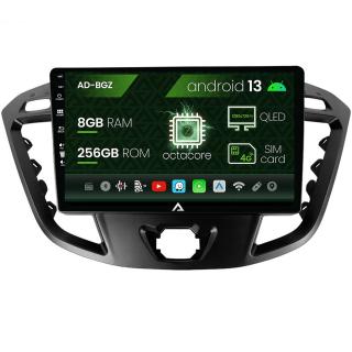 Navigatie Ford Transit   Tourneo (2012-2020), Android 13, Z-Octacore   8GB RAM + 256GB ROM, 9 Inch - AD-BGZ9008+AD-BGRKIT123