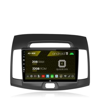 Navigatie Hyundai Elantra (2006-2011), Android 11, E-Quadcore   2GB RAM + 32GB ROM, 9 Inch - AD-BGE9002+AD-BGRKIT178