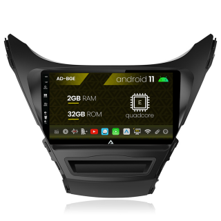 Navigatie Hyundai Elantra (2012-2014), Android 11, E-Quadcore   2GB RAM + 32GB ROM, 9Inch - AD-BGE9002+AD-BGRKIT177