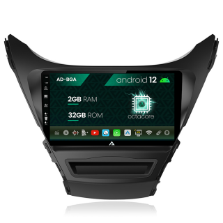 Navigatie Hyundai Elantra (2012-2014), Android 13, A-Octacore   2GB RAM + 32GB ROM, 9Inch - AD-BGA9002+AD-BGRKIT177