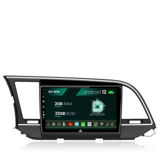 Navigatie Hyundai Elantra (2015-2018), Android 13, A-Octacore   2GB RAM + 32GB ROM, 9 Inch - AD-BGA9002+AD-BGRKIT180