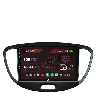 Navigatie Hyundai I10 (2007-2013), Android 13, B-Octacore   6GB RAM + 128GB ROM, 9 Inch - AD-BGB9006+AD-BGRKIT198