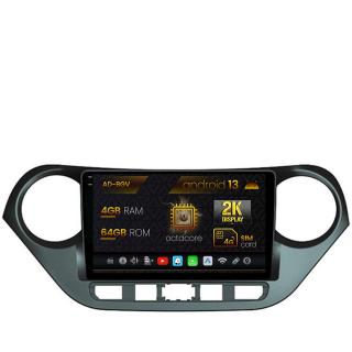 Navigatie Hyundai I10 (2013-2017), Android 13, V-Octacore   4GB RAM + 64GB ROM, 9.5 Inch - AD-BGV9004+AD-BGRKIT196