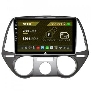 Navigatie Hyundai I20 (2008-2012), Android 12, E-Octacore   2GB RAM + 32GB ROM, 9 Inch - AD-BGE9002+AD-BGRKIT194