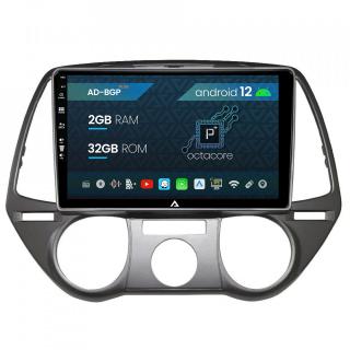 Navigatie Hyundai I20 (2008-2012), Android 12, P-Octacore   2GB RAM + 32GB ROM, 9 Inch - AD-BGP9002+AD-BGRKIT219