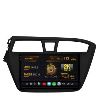 Navigatie Hyundai I20 (2014-2018),  Android 13, V-Octacore   4GB RAM + 64GB ROM, 9.5 Inch - AD-BGV9004+AD-BGRKIT194