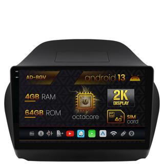 Navigatie Hyundai IX35 (2009-2015), Android 13, V-Octacore   4GB RAM + 64GB ROM, 10.36 Inch - AD-BGV10004+AD-BGRKIT189