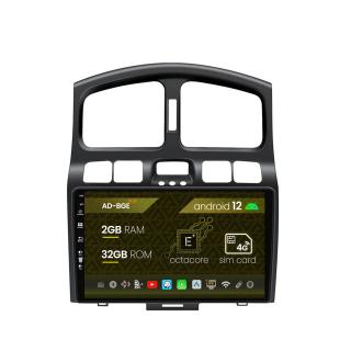 Navigatie Hyundai Santa Fe (2001-2005), Android 12, E-Octacore   2GB RAM + 32GB ROM, 9 Inch - AD-BGE9002+AD-BGRKIT210V2