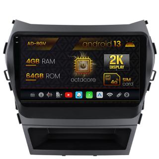 Navigatie Hyundai Santa Fe IX45 (2013-2017),  Android 13, V-Octacore   4GB RAM + 64GB ROM, 9.5 Inch - AD-BGV9004+AD-BGRKIT182