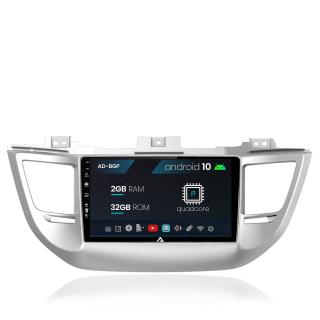 Navigatie Hyundai Tucson 3 (2015-2018), Android 10, P-Quadcore   2GB RAM + 32GB ROM, 9 Inch - AD-BGP9002+AD-BGRKIT176