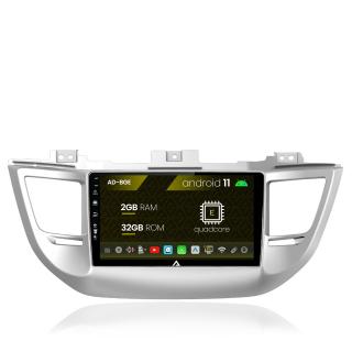 Navigatie Hyundai Tucson 3 (2015-2018), Android 11, E-Quadcore   2GB RAM + 32GB ROM, 9 Inch - AD-BGE9002+AD-BGRKIT176