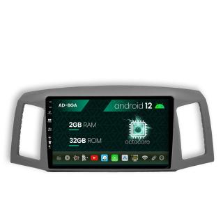 Navigatie Jeep Grand Cherokee (2004-2007), Android 13, A-Octacore   2GB RAM + 32GB ROM, 9 Inch - AD-BGA10002+AD-BGRKIT297v2