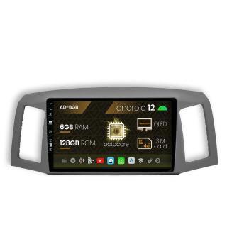 Navigatie Jeep Grand Cherokee (2004-2007), Android 13, B-Octacore   6GB RAM + 128GB ROM, 9 Inch - AD-BGB10006+AD-BGRKIT297v2