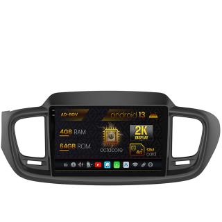 Navigatie Kia Sorento (2014+), Android 13, V-Octacore   4GB RAM + 64GB ROM, 10.36 Inch - AD-BGV10004+AD-BGRKIT184