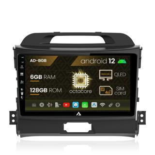 Navigatie Kia Sportage (2010-2016), Android 13, B-Octacore   6GB RAM + 128GB ROM, 9 Inch - AD-BGB9006+AD-BGRKIT146