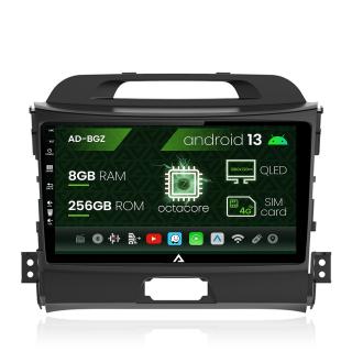 Navigatie Kia Sportage (2010-2016), Android 13, Z-Octacore  8GB RAM + 256GB ROM, 9 Inch - AD-BGZ9008+AD-BGRKIT146