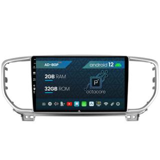 Navigatie Kia Sportage (2018+), Android 12, P-Octacore   2GB RAM + 32GB ROM, 9 Inch - AD-BGP9002+AD-BGRKIT150