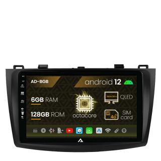 Navigatie Mazda 3 (2009-2013), Android 13, B-Octacore   6GB RAM + 128GB ROM, 9 Inch - AD-BGB9006+AD-BGRKIT320