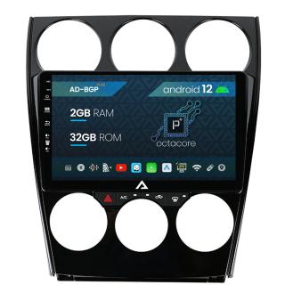 Navigatie Mazda 6 (2002-2008), Android 12, P-Octacore   2GB RAM + 32GB ROM, 9 Inch - AD-BGP9002+AD-BGRKIT321