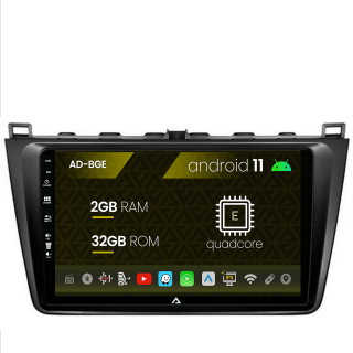 Navigatie Mazda 6 (2008-2013), Android 11, E-Quadcore   2GB RAM + 32GB ROM, 9 Inch - AD-BGE9002+AD-BGRKIT328