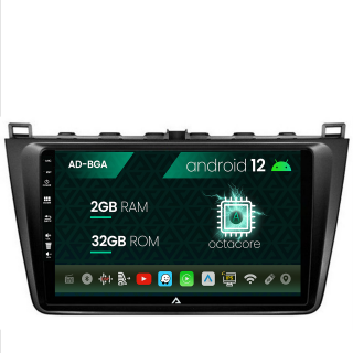 Navigatie Mazda 6 (2008-2013), Android 13, A-Octacore   2GB RAM + 32GB ROM, 9 Inch - AD-BGA9002+AD-BGRKIT328