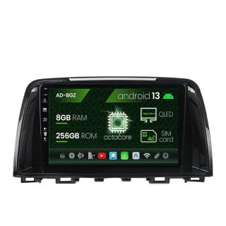 Navigatie Mazda 6 (2013-2015), Android 13, Z-Octacore   8GB RAM + 256GB ROM, 9 Inch - AD-BGZ9008+AD-BGRKIT328v2