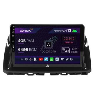 Navigatie Mazda CX-5 (2012-2015),  Android 13, A-Octacore   4GB RAM + 64GB ROM, 9 Inch - AD-BGA9004+AD-BGRKIT319