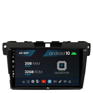 Navigatie Mazda CX-7 (2008-2013), Android 10, P-Quadcore   2GB RAM + 32GB ROM, 9 Inch - AD-BGP9002+AD-BGRKIT326