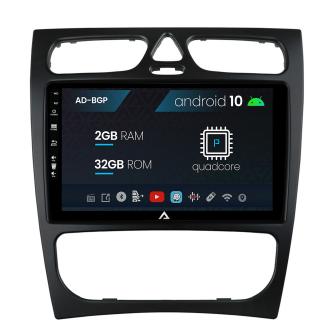 Navigatie Mercedes Benz C-Class W203 (2000-2005), Android 10, P-Quadcore   2GB RAM + 32GB ROM, 9 Inch - AD-BGP9002+AD-BGRKIT416